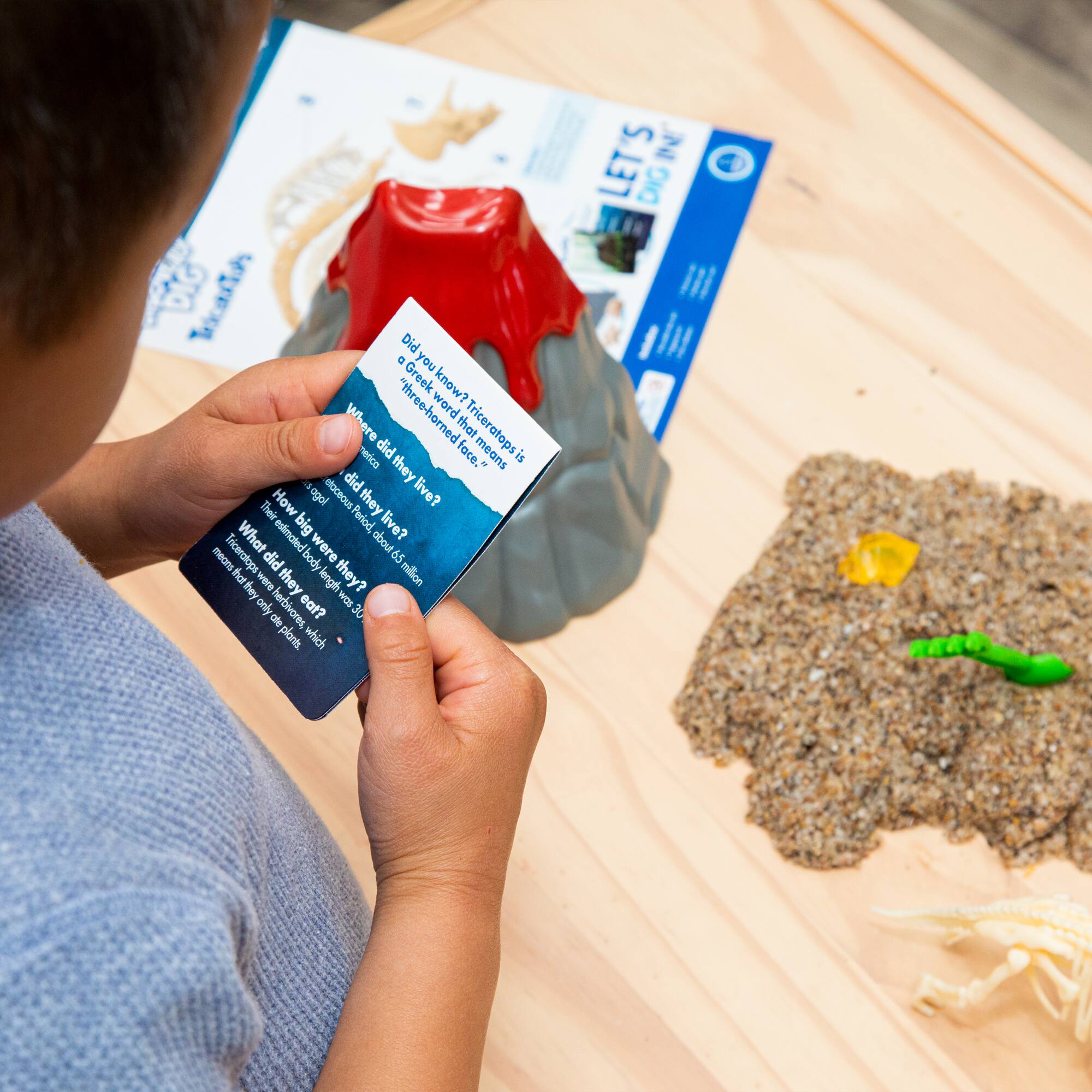 Educational Insights GeoSafari Jr. Dino Discovery Dig Triceratops
